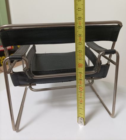 Miniatura Knoll Poltrona WASSILY disegnata da Marcel Breuer Knoll anni 80 - Foto 5