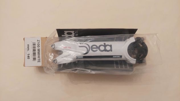 Deda Attacco Zero100 Bianco 130mm. Servizio Corse nuovo - Foto 3