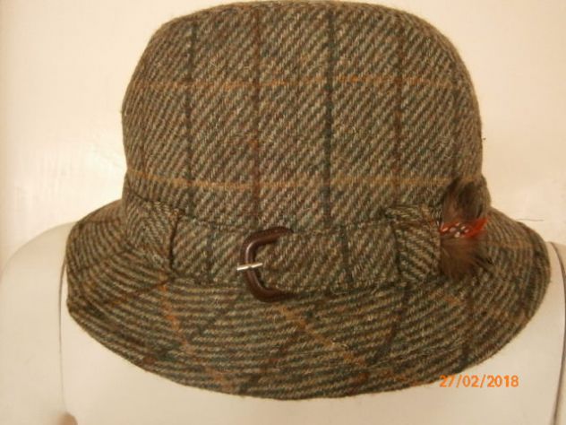 Raro cappello Battersby in feltro verde/marroncino tg.58 - Foto 2