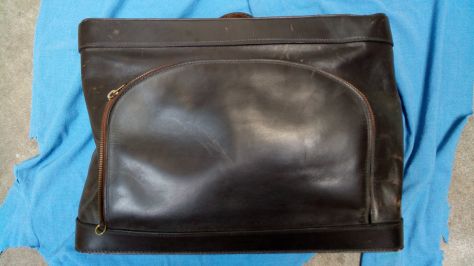 Borsone vintage marca Bocci cm.46x25x34, vera pelle - Foto 4