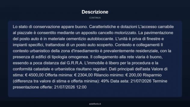 Immobile in asta di 14 m² in vendita a Roma - Foto 7
