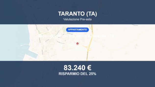 Immobile in asta di 120 m² con più di 5 locali in vendita a Taranto