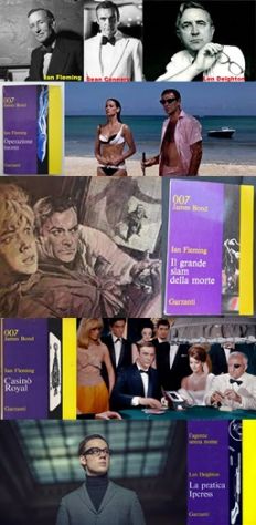007 James Bond di Ian Fleming e Len Deighton, prime edizioni Garzanti 1965.