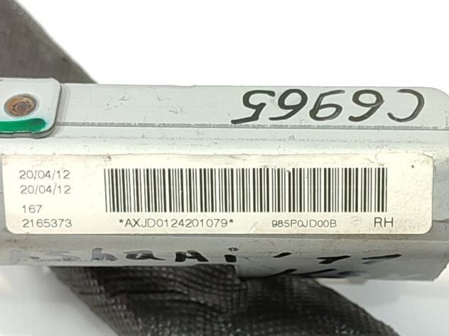 AIRBAG A TENDINA LATERALE PASSEGGERO NISSAN Qashqai 2° Serie 985P0JD00B K9K (1013) - Foto 3
