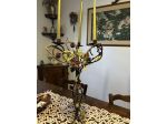 Candelabro in ferro battuto