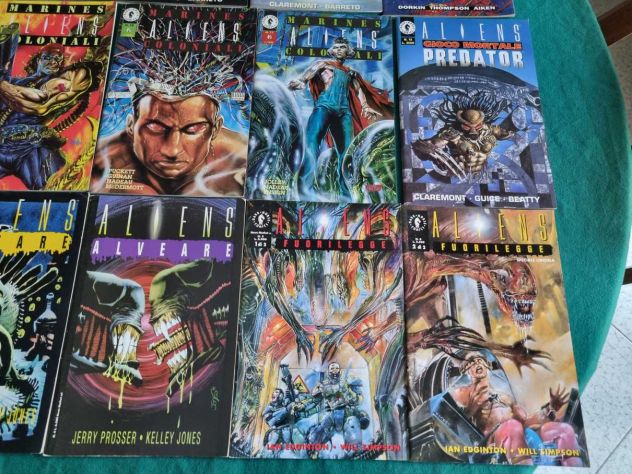 Fumetti: Aliens e Predator (miniserie complete - 17 albi) + cards - Foto 3