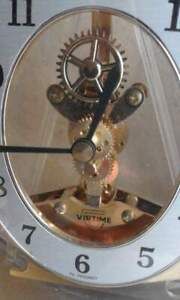 Orologio da tavolo VIRTIME con meccanismo visibile - buone condizioni anni 80 - Foto 2