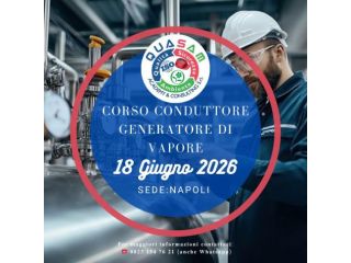 Conduttore generatore di vapore dal 18/06/2026 - Napoli