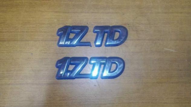 Coppia scritte / fregi adesive Fiat FIORINO 1.7 TD70 2000