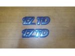 Coppia scritte / fregi adesive Fiat FIORINO 1.7 TD70 2000