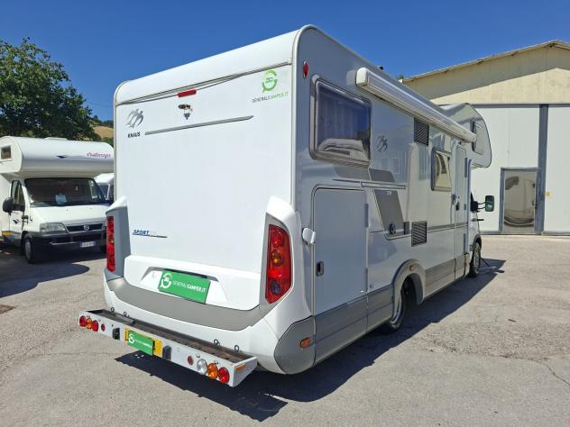 CAMPER KNAUS RENAULT MANSARDATO 6 POSTI DINETTE LETTO MATRIMONIALE GARAGE CLIMATIZZATORE FOTOVOLTAICO CAMPEGGIO USATI GENERALI 1541 - Foto 5
