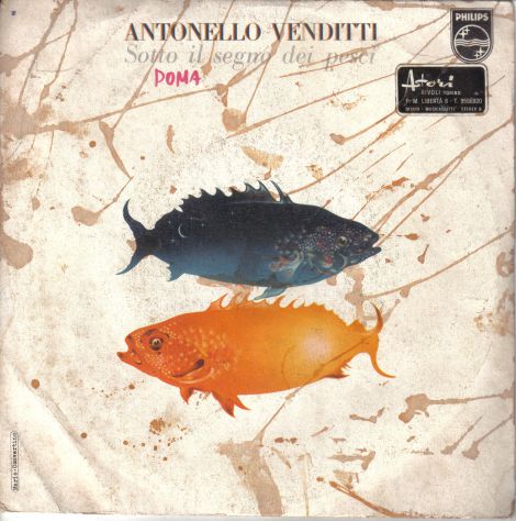 R84 - VINILE  ANTONELLO VENDITTI SOTTO IL SEGNO DEI PESCI