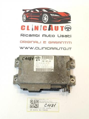 CENTRALINA MOTORE FIAT Punto Berlina 3P 7795574 IAW16FEB 176B2000 benzina 1108 (9399)
