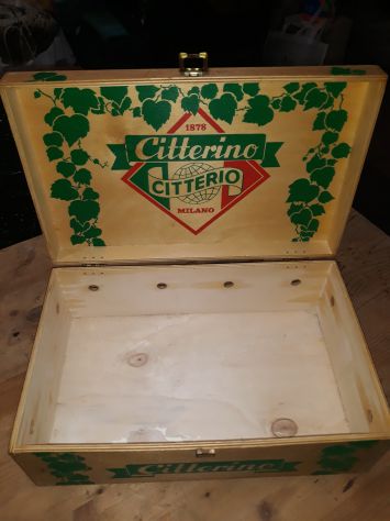 Cassa/cassetta in legno citterino-citterio vintage - Foto 5