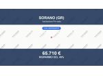 Immobile in asta di 319 m² in vendita a Sorano