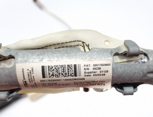 AIRBAG A TENDINA LATERALE PASSEGGERO FIAT 500 Serie 00517829800 (0714) - Foto 14