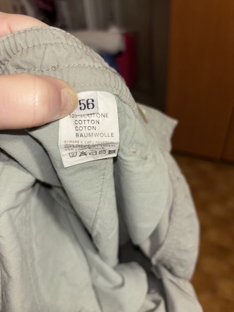 PANTALONI COME NUOVI MA VINTAGE,DA UOMO,IN COTONE,MARCA”P & LOT”RACING WEAR - Foto 7