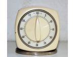 timer meccanico in metallo vintage