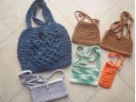 Borse intrecciate cotone