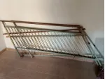 N.3 ringhiere scala interna in ferro con corrimano