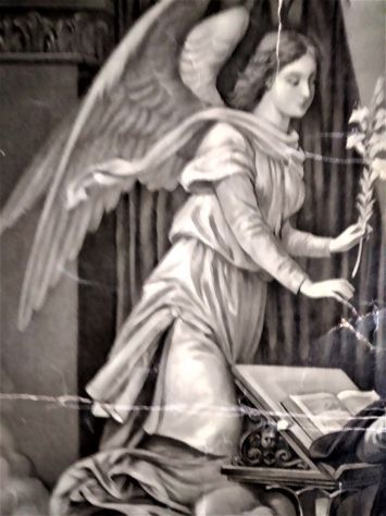 STAMPA CON IMMAGINE SACRA EPOCA INIZI 900 - Foto 3