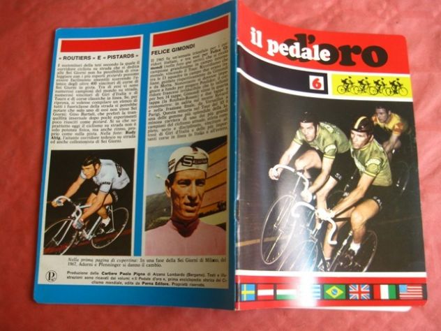 4 quaderni completi e non usati- Serie"IL PEDALE D'ORO" - Anni '70 - Foto 3