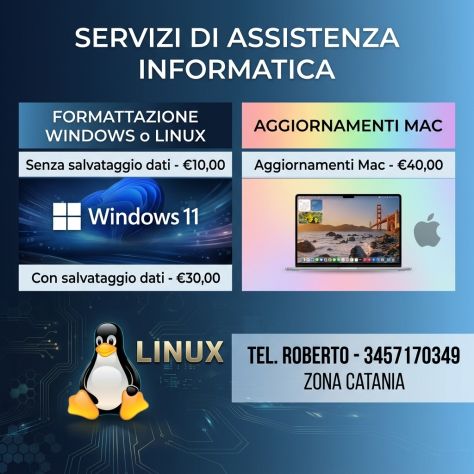 Formattazione pc portatili windows catania