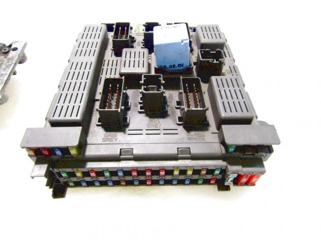 9635591180 KIT ACCENSIONE AVVIAMENTO PEUGEOT 607 3.0 B 152KW 5M 4P (2002) RICAMBIO USATO CON CENTRALINA MOTORE BOSCH DOPPIE CHIAVI 0281206418 96419586 - Foto 3