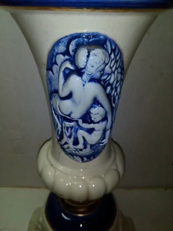 ceramica artistica filettata in oro zecchino epoca metà 900 - Foto 2