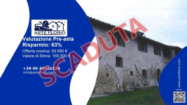 Immobile in asta di 201 m², box auto in vendita a Marsciano