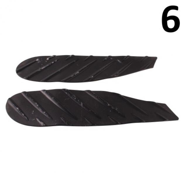 Coppia tappetini poggiapiedi scooter Aprilia SR AP8248665 AP8248666 - Foto 4