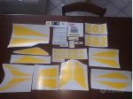 gilera 503 kit adesivi gialli per versione nera
