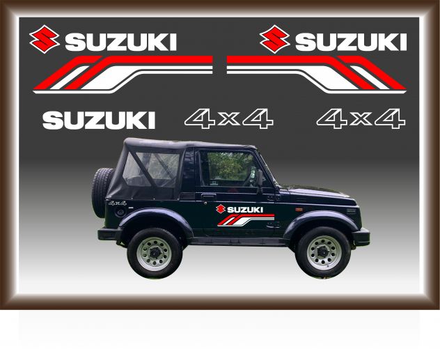 Adesivi SUZUKI per fuoristrada VITARA - SAMURAI - SANTANA - JIMNY