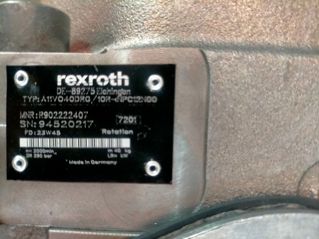 Pompa Rexroth A11VO40DRG/10R-NPC12N00 - Foto 2
