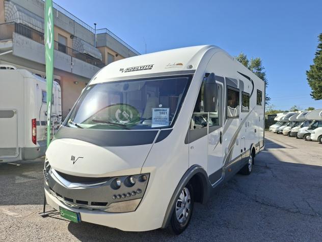MOTORHOME MOBILVETTA DUCATO SEMIDINETTE LETTI GEMELLI BASCULANTE GARAGE CLIMATIZZATORE FOTOVOLTAICO CAMPEGGIO CAMPER USATI GENERALI 1801 - Foto 2