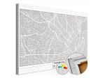 Quadro Di Sughero Mappa Stradale Di Copenaghen Arredalacasa