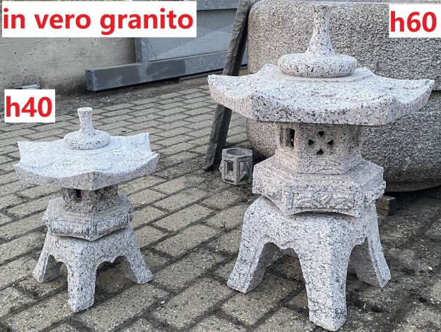 Lanterna Giapponese Rankei in vera pietra - Foto 5