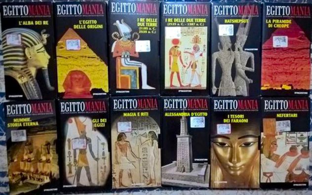 VIDEOCASSETTE 24 VHS EGITTOMANIA DeAGOSTINI ORIGINALI PERFETTE SIGILLATE - Foto 2