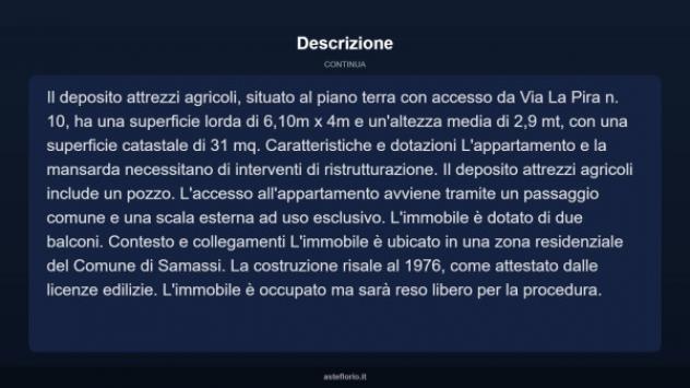 Immobile in asta di 177 m² con più di 5 locali in vendita a Samassi - Foto 18