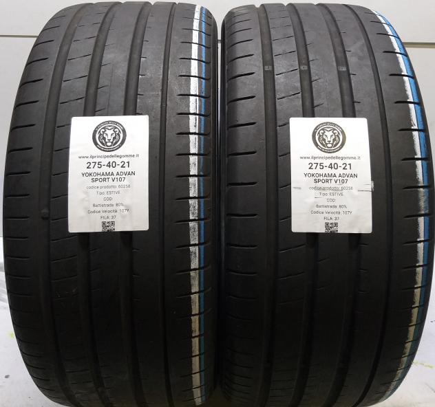 2 GOMME 275 40 21 YOKOHAMA A60258