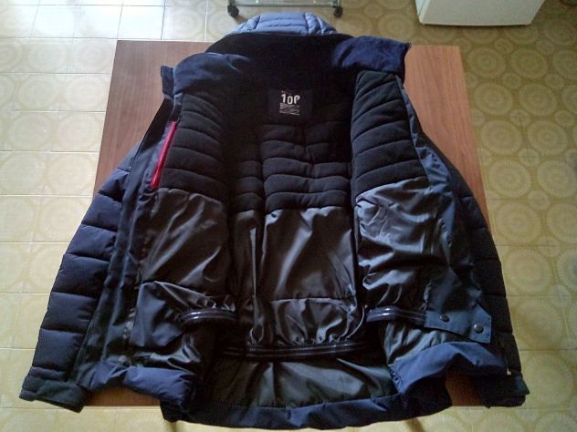 Giacca a vento blu scuro uomo -Taglia XL-Giubbotto invernale - Foto 4