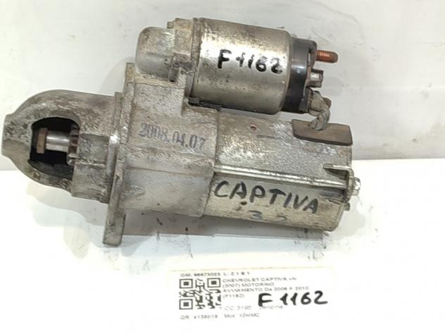 MOTORINO D' AVVIAMENTO CHEVROLET Captiva 1° Serie 96673023 10HMC benzina 3195 (06)