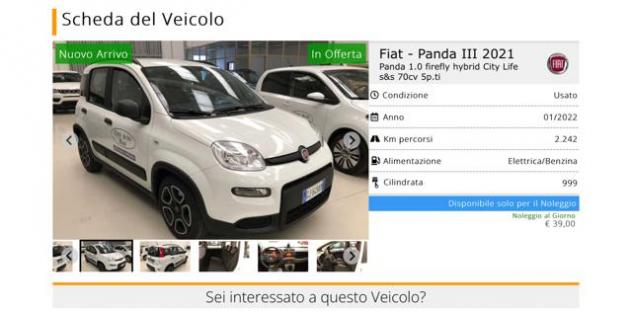 FIAT Panda 1.0 FireFly S&S Hybrid rif. 18089037 - Foto 2