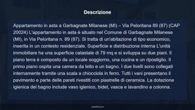 Immobile in asta di 79 m² in vendita a Garbagnate Milanese - Foto 4