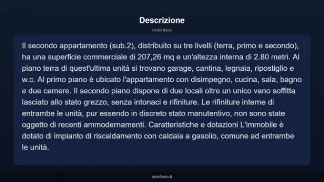 Immobile in asta di 267 m² con più di 5 locali e box auto in vendita a Sassocorvaro Auditore - Foto 5