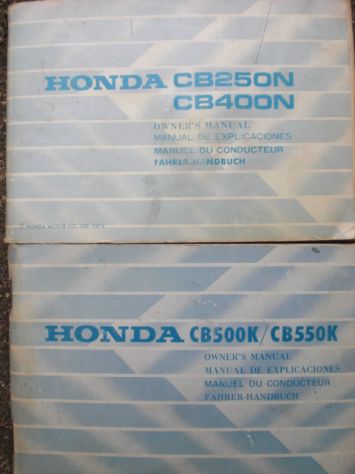 Libretti uso manutenzione Honda CB 750  CB 900 VF XL manuali officina - Foto 5