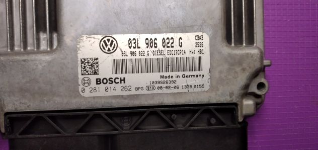ECU VW TIGUAN 2.0 TDI 4 Motion 03L906022G 0281014262 EDC17 CP14 - Foto 8