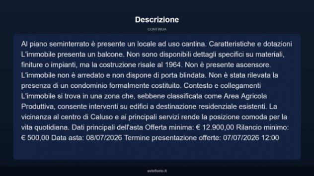 Immobile in asta di 80 m² in vendita a Caluso - Foto 4