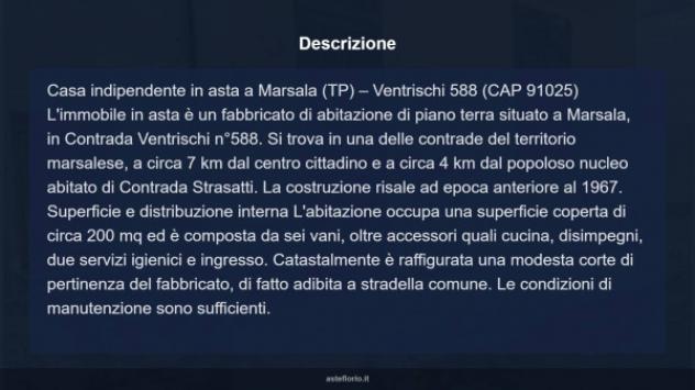 Immobile in asta di 200 m² con più di 5 locali in vendita a Marsala - Foto 14