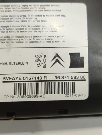 AIRBAG SEDILE SINISTRO CITROEN DS4 1° Serie 9687158380 DV6C-9HR-9H05 (11) - Foto 2
